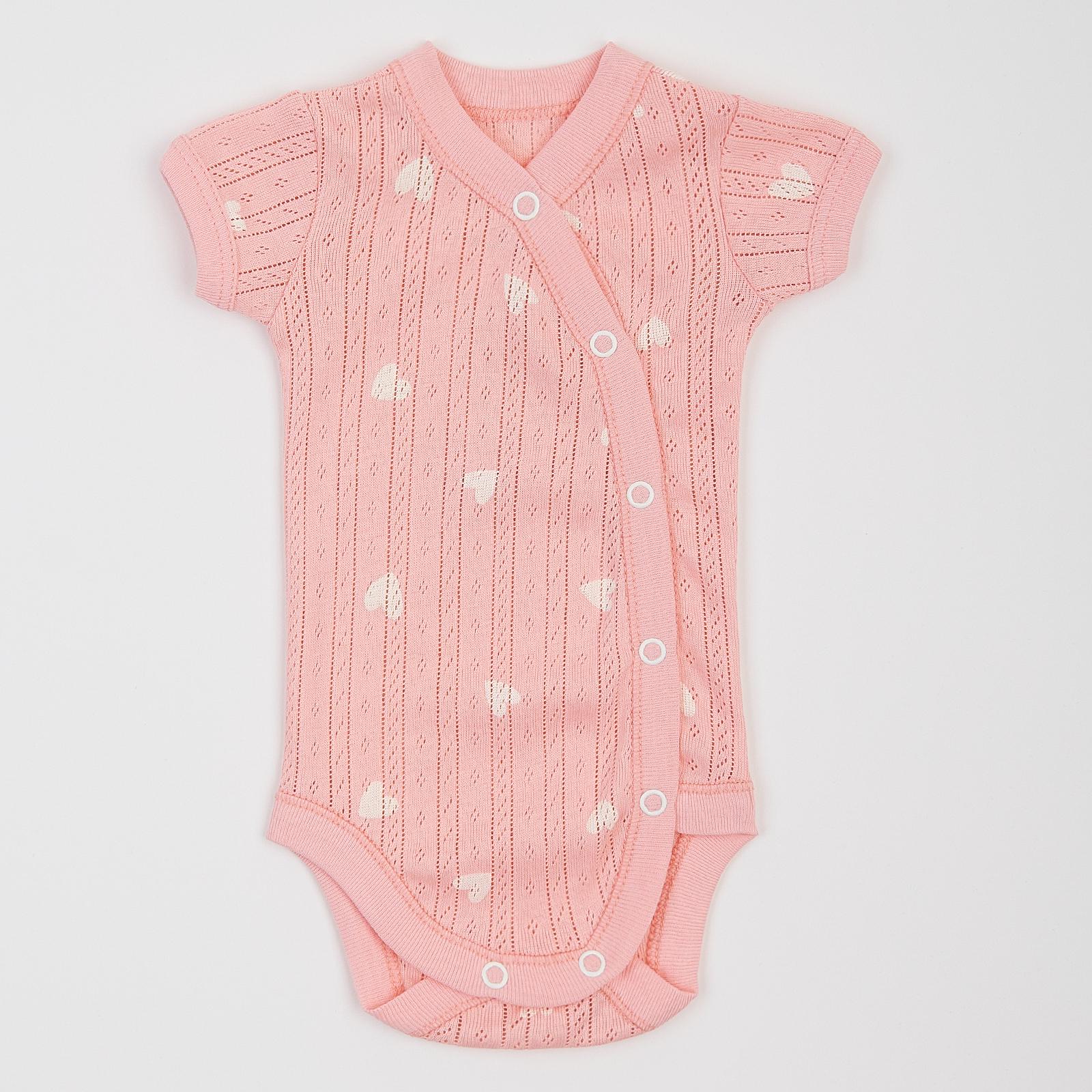 Боді дитяче ЛяЛя 62 см Кораловий (5АЖ013)