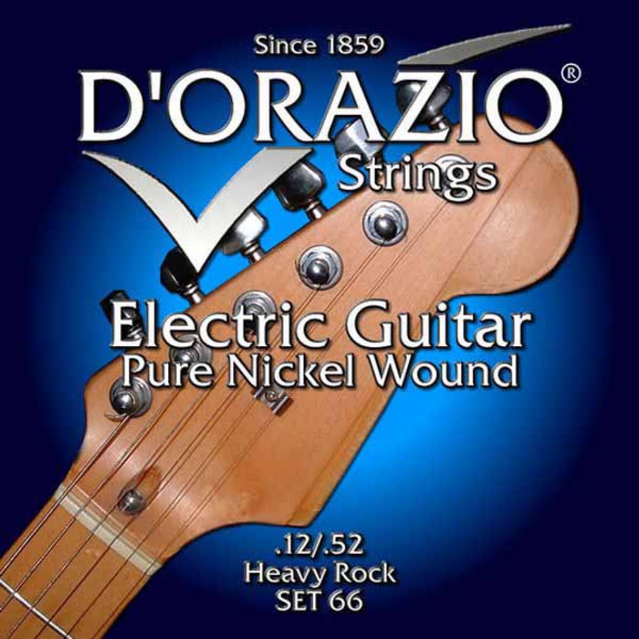 Струны для электрогитары D'Orazio SET-66 (21387) Струны для электрогитары D'Orazio SET-66 (21387)