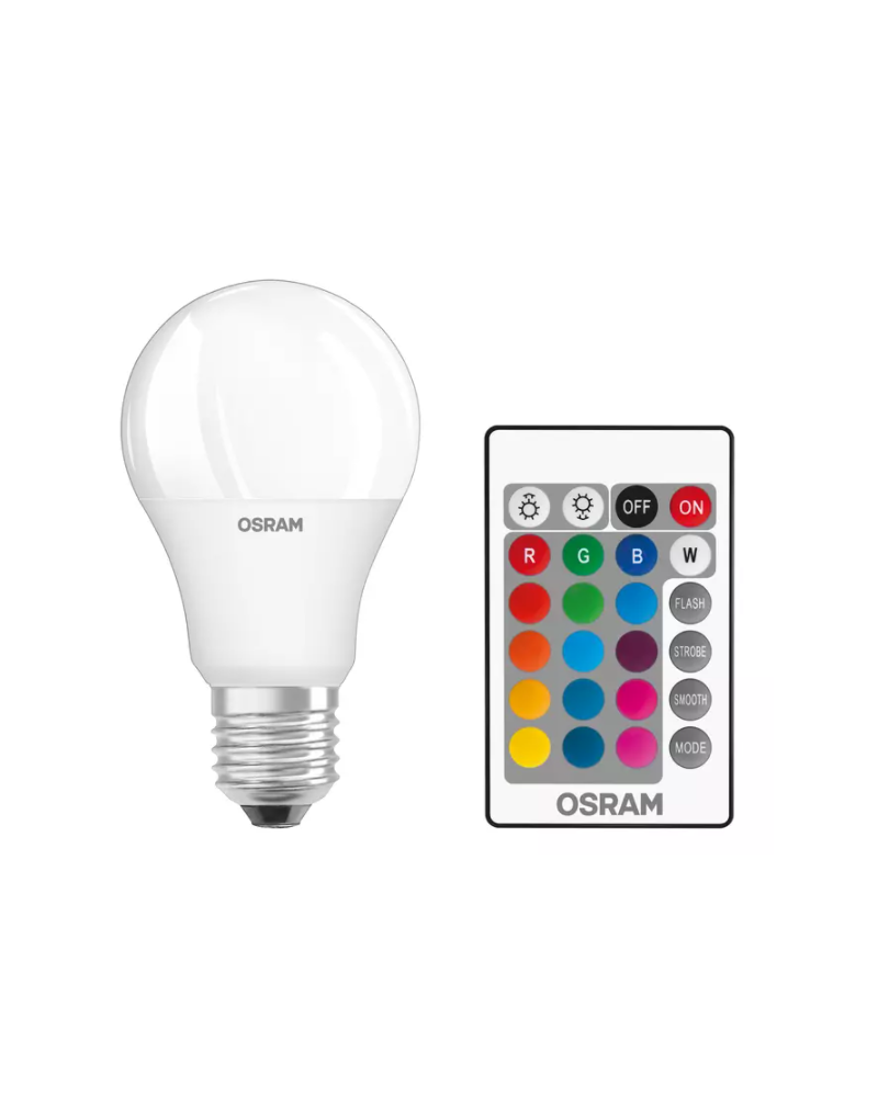 Лампочка Osram 4058075430754 Retrofit E27 9,4W 2700K 806Lm IP20 з пультом (18929152)