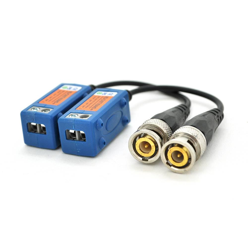 Приймач відеосигналу пасивний 5MP AHD/CVI/TV/CVBS, 720P/ 960P/1080P 400/200 м під зажим Q100 2 шт.
