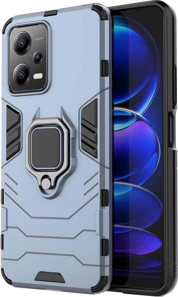 Противоударный чехол Xiaomi Redmi Note 12 Pro+ 5G (подставка кольцо) Graphite (35037-40)