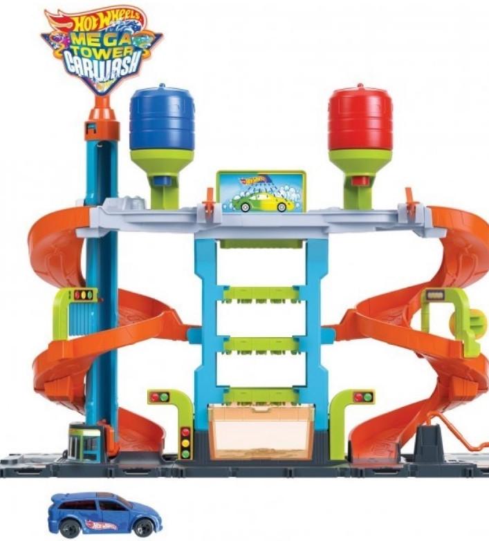 Ігровий набір Hot Wheels HDP05 Автомийка Мегавежа Ігровий набір Hot Wheels HDP05 Автомийка Мегавежа