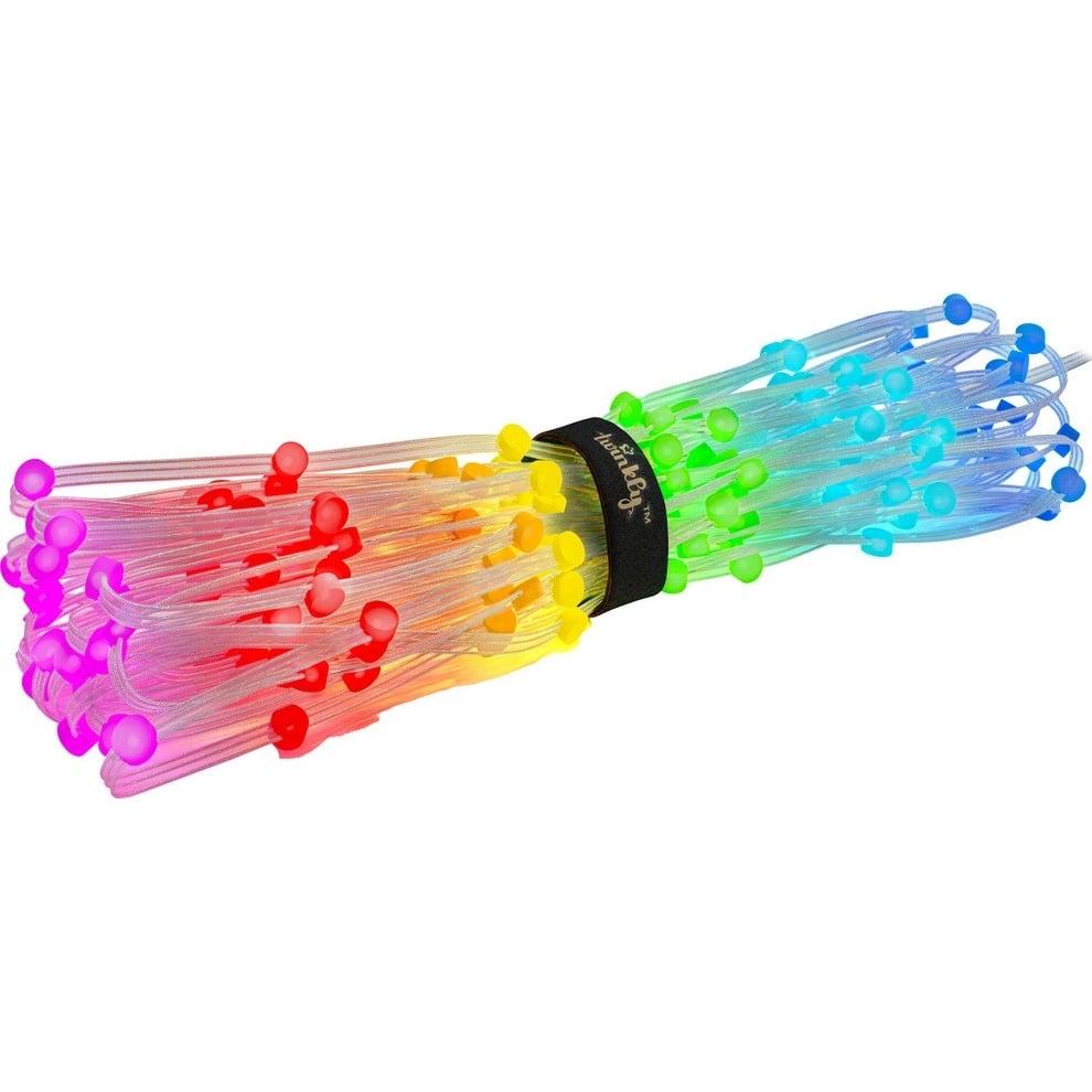 Светодиодная гирлянда Twinkly Dots RGB Smart LED 200 ламп с прозрачным кабелем 10 м (TWD200STP-TEU)