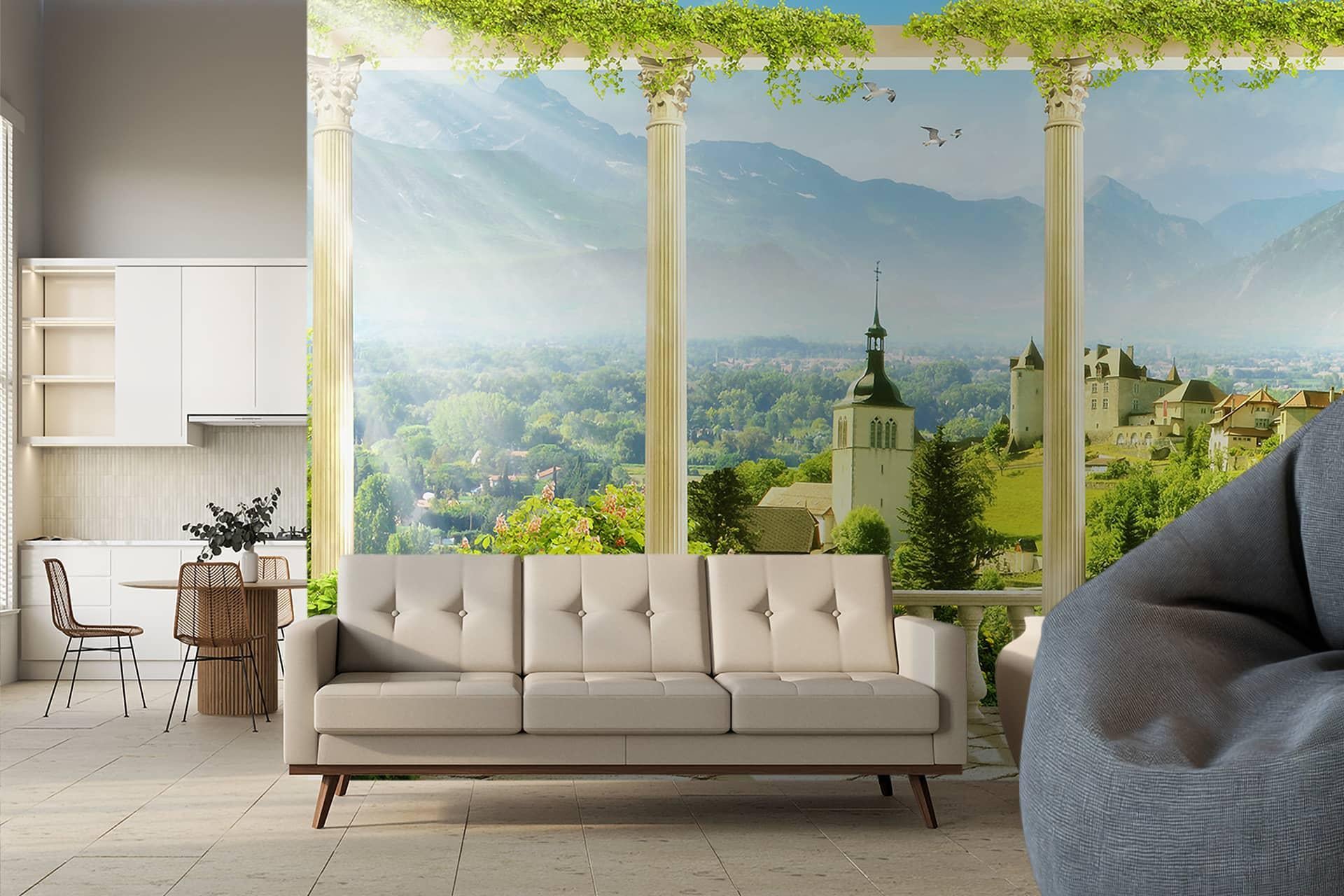 Фотообои флизелиновые Styleo Print-walls Терраса Мечты 0634 300х250 см (Pw-0634/2)