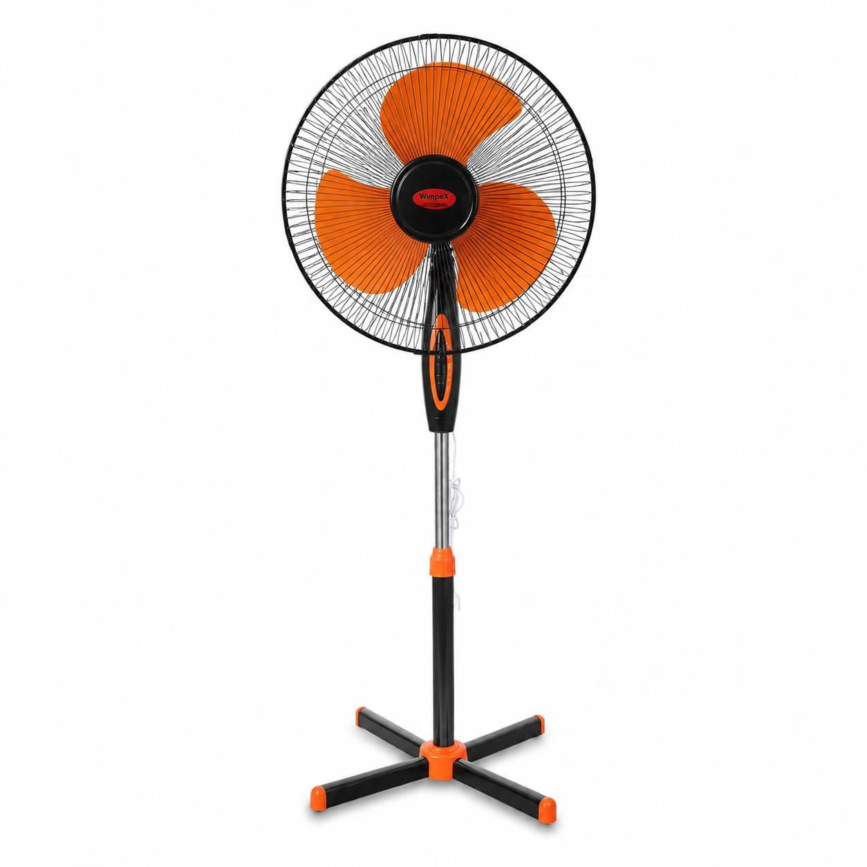 Вентилятор WimpeX WX-1611 с диаметром 16" 100 Вт и 3 режимами скорости Черный (M1117) Вентилятор WimpeX WX-1611 с диаметром 16" 100 Вт и 3 режимами скорости Черный (M1117)