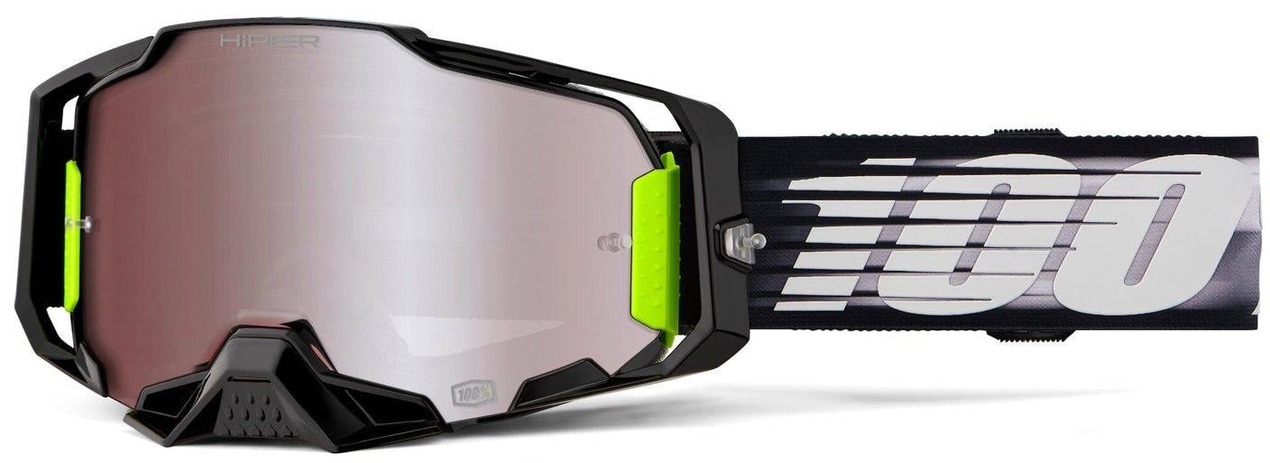 Мотоочки 100% ARMEGA HiPER Goggle Lightspeed/HiPER Silver Lens (50267)