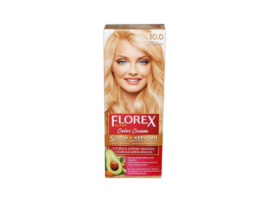 Крем-краска Florex Кератин 10.0 Шампань (903980)