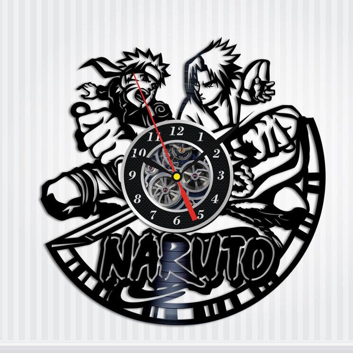 Часы настенные Naruto 2405 из виниловой пластинки