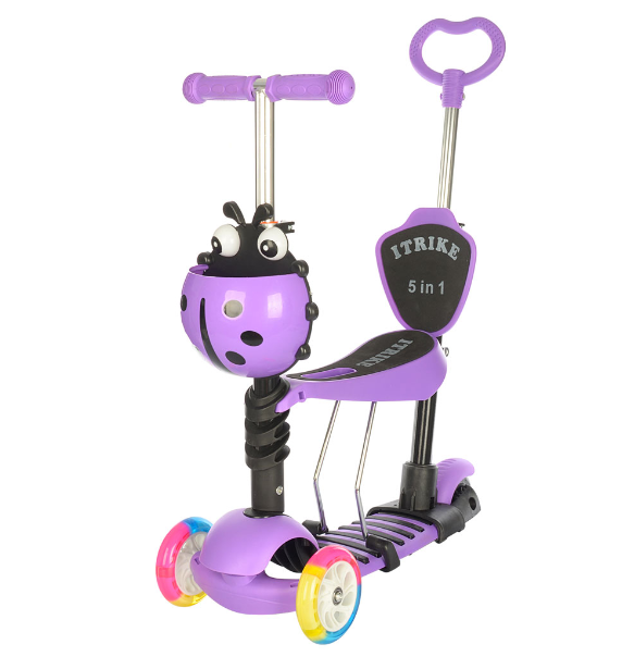 Самокат JR 3-026-C Фиолетовый (AN003286)