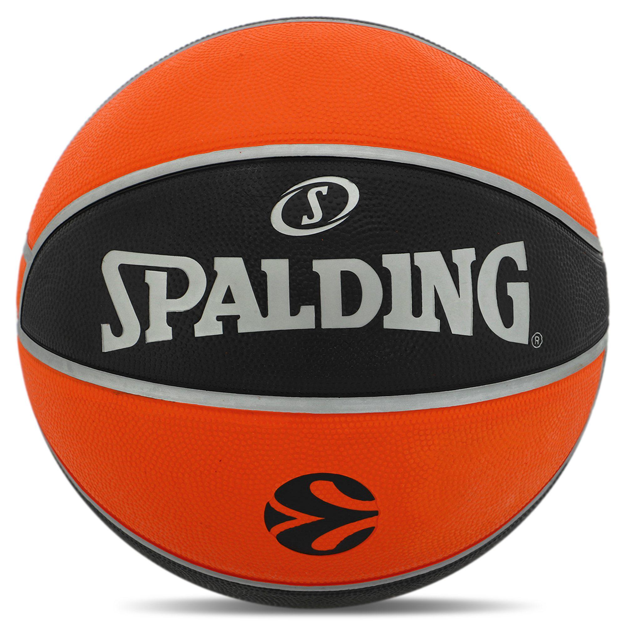 М'яч баскетбольний гумовий Spalding 84506Z TF 150 EURO TURK №7 Чорно-помаранчевий М'яч баскетбольний гумовий Spalding 84506Z TF 150 EURO TURK №7 Чорно-помаранчевий