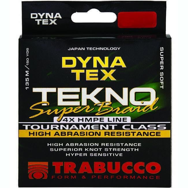 Шнур плетенный Trabucco Dyna-Tex Tekno Super Braid 0,4 0,1 10lb 4,54 кг 135 м