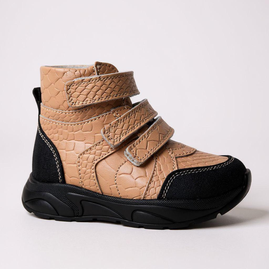 Ботинки детские зимние ортопедические Пудровый