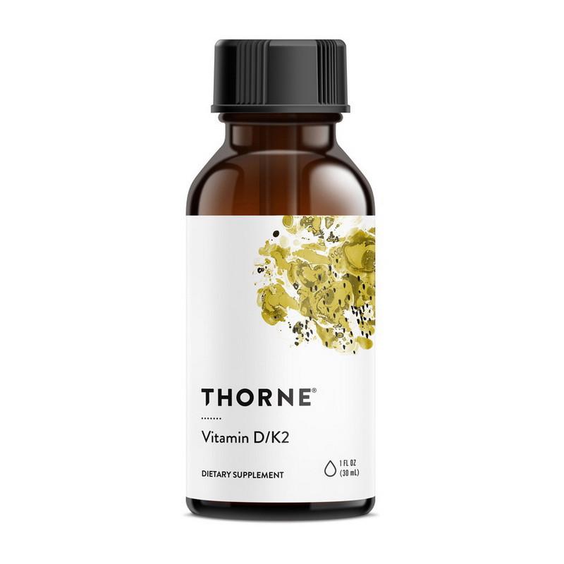 Витамины Thorne Research Vitamin D/K2 30 мл (19352-01)