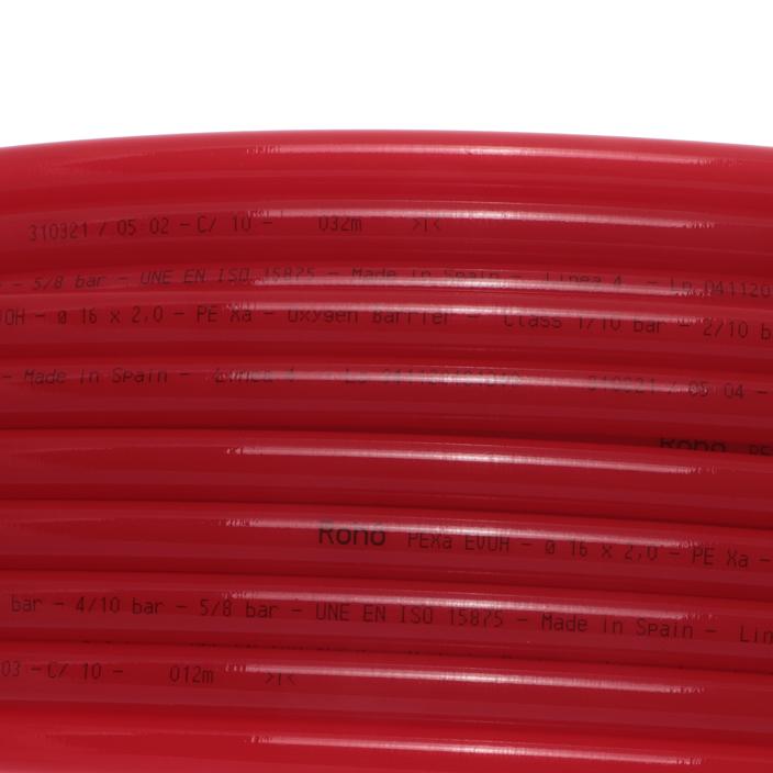 Труба для теплої підлоги Roho R012-1620 PEX-a EVOH 16x2,0 200 м з кисневим бар'єром Червоний (OL-RO0030) - фото 2