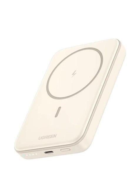 Повербанк UGREEN PB561 10000 mAh 20 W Magnetic Wireless Бежевый (25208)