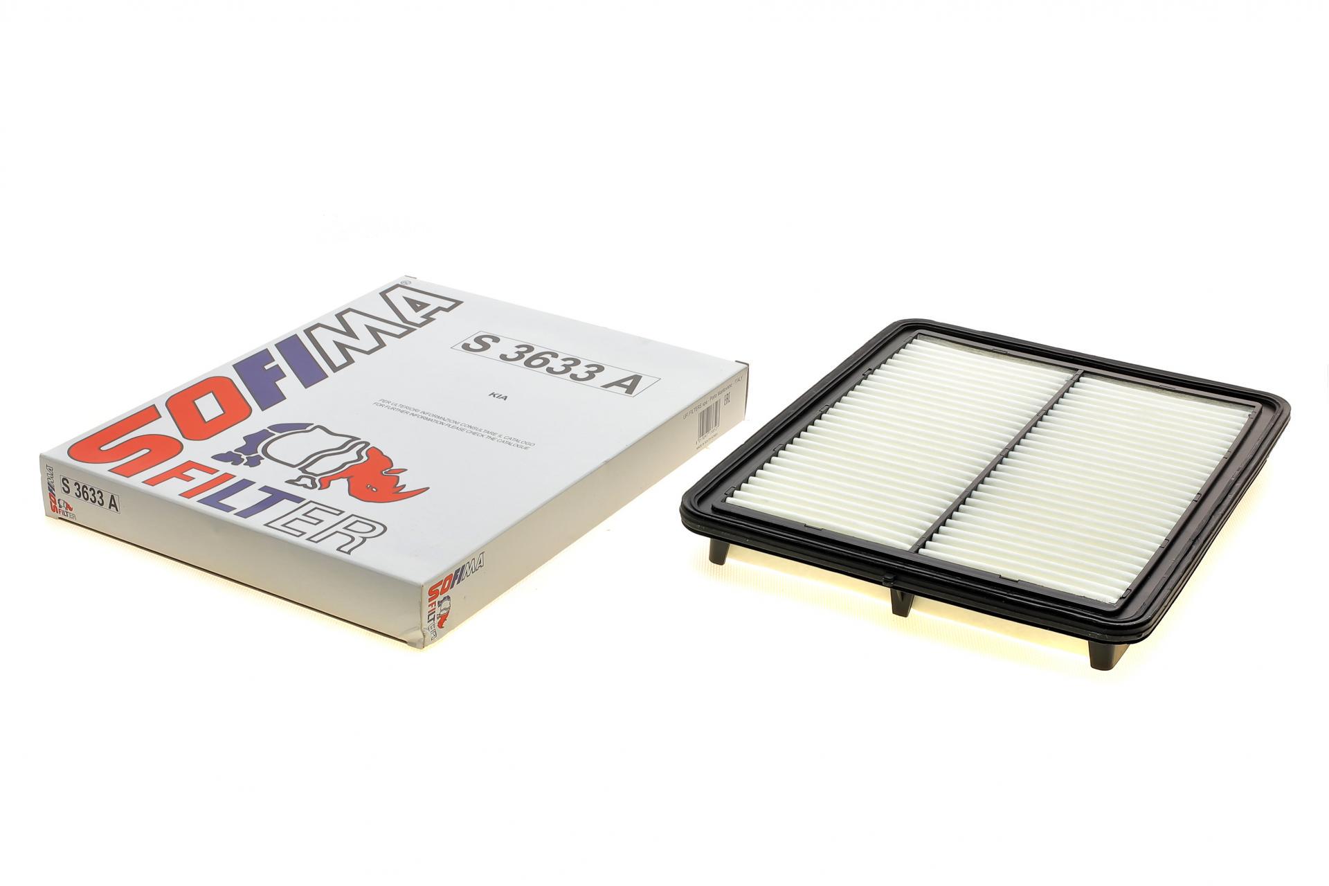Фільтр повітряний SOFIMA для Kia Sorento 2,5CRDi/3,3i 06- (S 3633 A)
