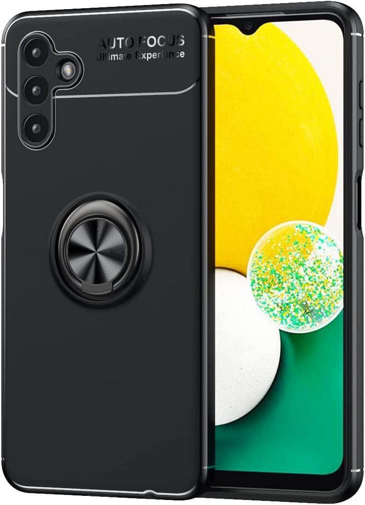 Чехол с кольцом Samsung Galaxy A04s A047 Autofocus Black (30768-2B)