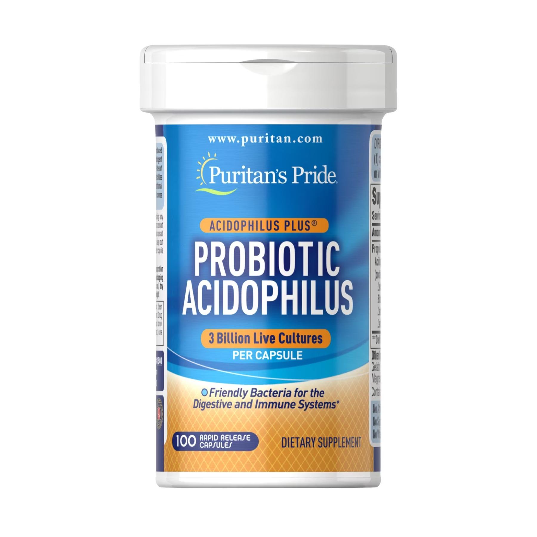 Натуральная добавка Probiotic Acidophilus 100 caps (2023-10-2522)