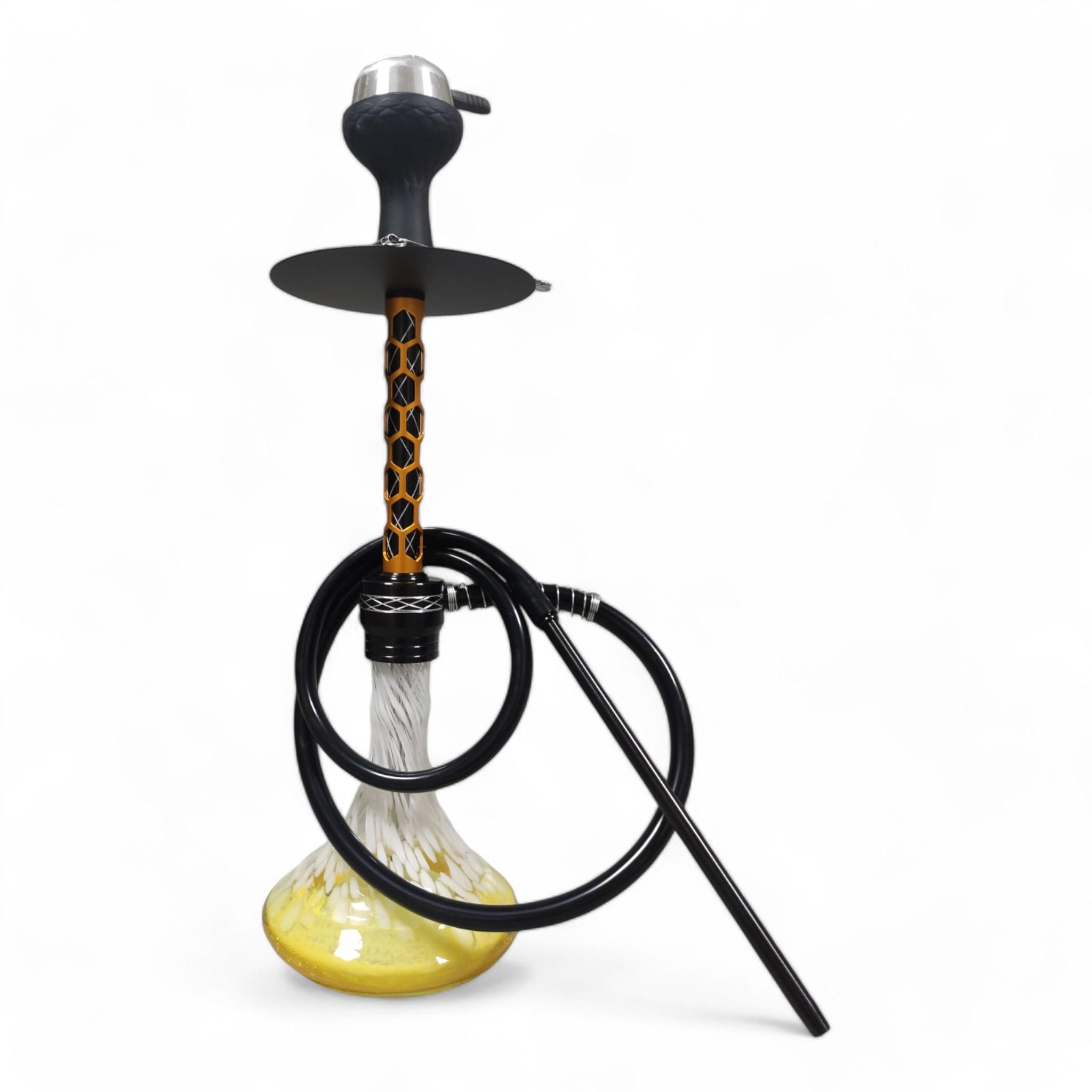 Кальян Hookah GTA-300 M Yellow Plus висотою 60 см на 1 персону