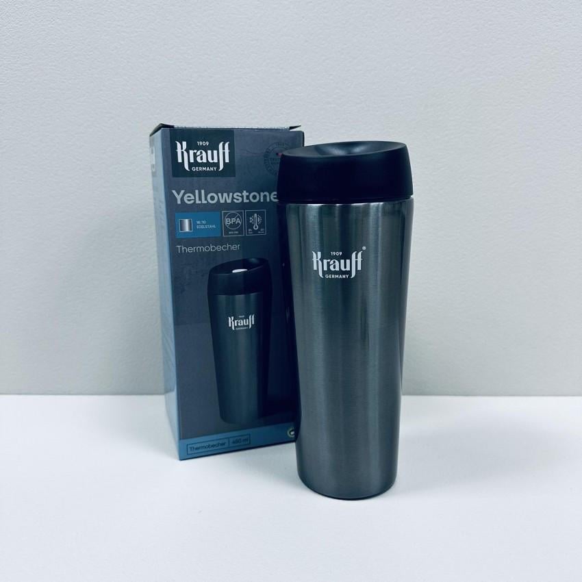 Термочашка Krauff Yellowstone 26-178-057 з нержавіючої сталі 450 мл (2554161082)