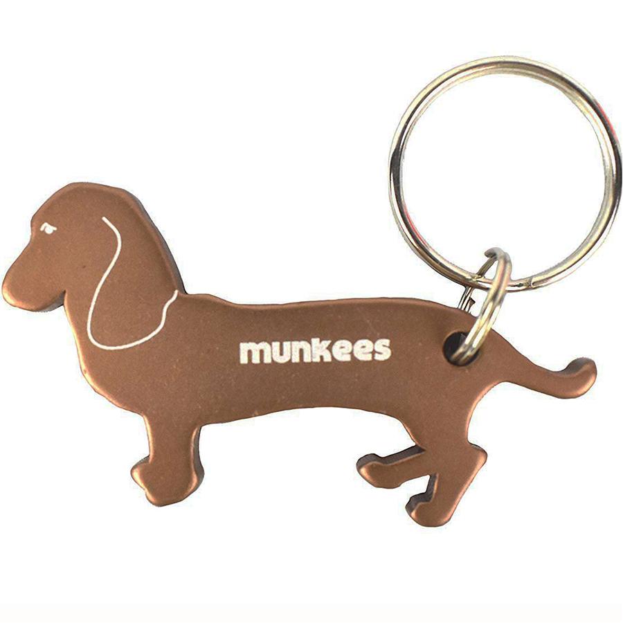 Брелок-открывашка Munkees 3452 Dachshund Brown