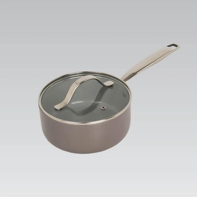 Ковш с крышкой Maestro MR-4009-18S с антипригарным алюминиевым покрытием 1,9 л 18 см (2551278239)