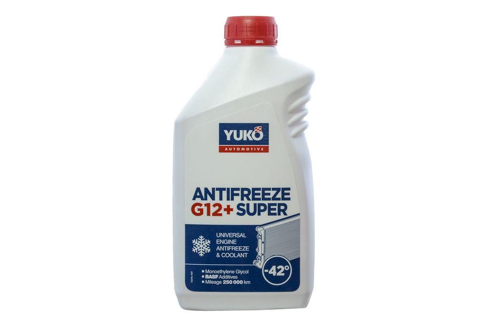 Антифриз YUKO Super G12+ до-42°C 1 л Красный (30979)