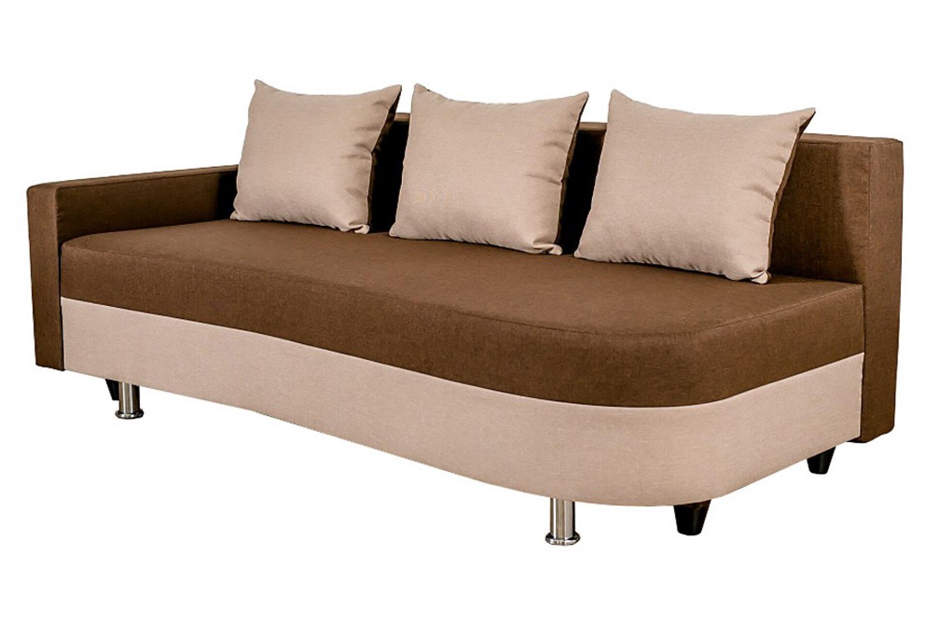 Диван угловой Elegant Benefit 20 раскладной с нишей для белья Коричневый