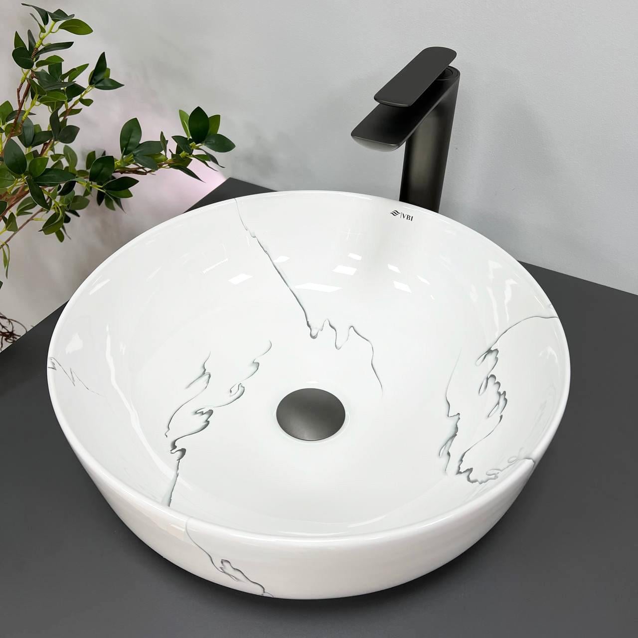 Умивальник накладний VBI BARI S Marmo Glossy (2810372542)