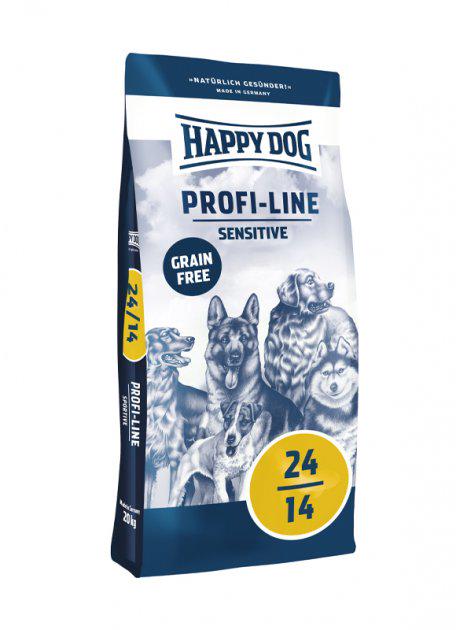 Беззерновой корм для собак Happy Dog Profi-Line Sensitive 24/14 20 кг (1469800153)