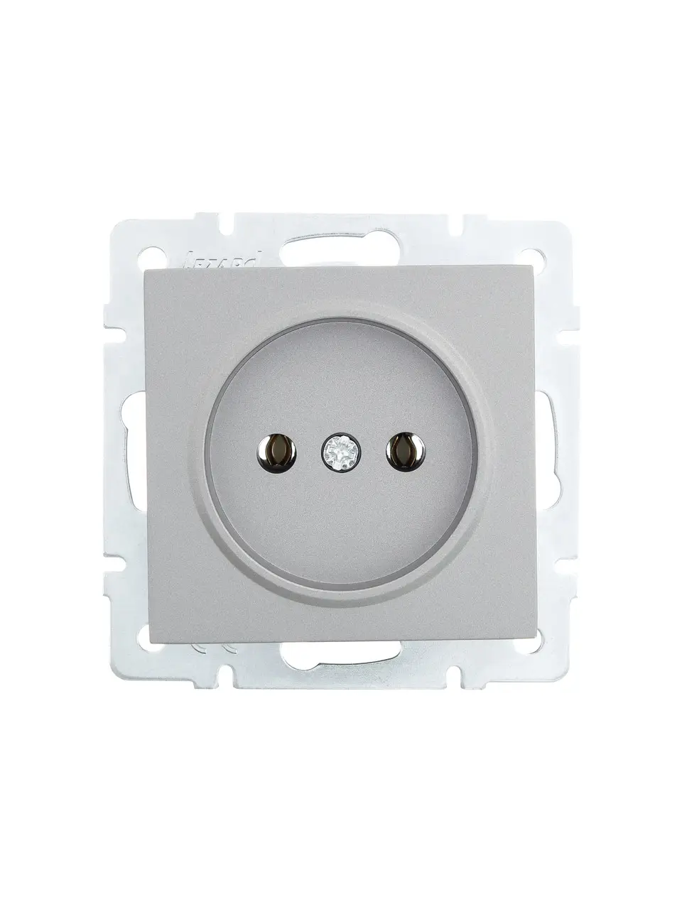 Розетка Lezard Vesna 1-а без рамки Сірий