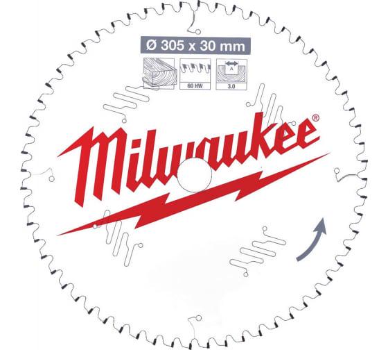 Пильный диск Milwaukee по дереву 305x30x3 60Z (4932471321)