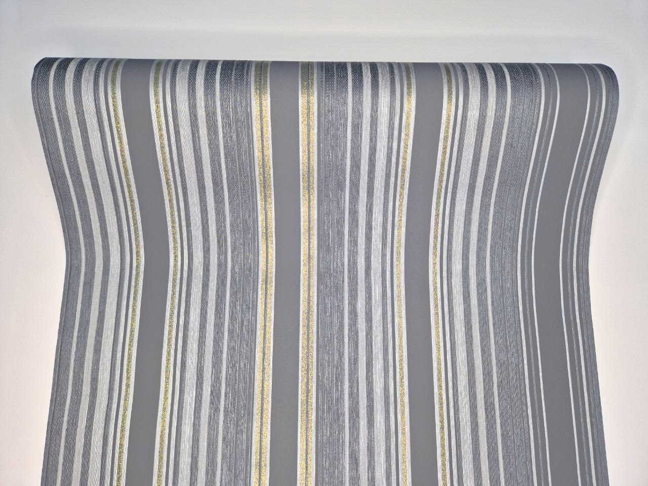 Шпалери вінілові Marburg 10,5х0,53 м Сірий (59081) - фото 3 Шпалери вінілові Marburg 10,5х0,53 м Сірий (59081) - фото 3