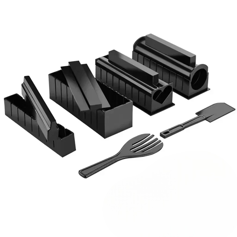 Набор для суши RIAS H01115 с формами для роллов 10 пред. Black (3_08595)