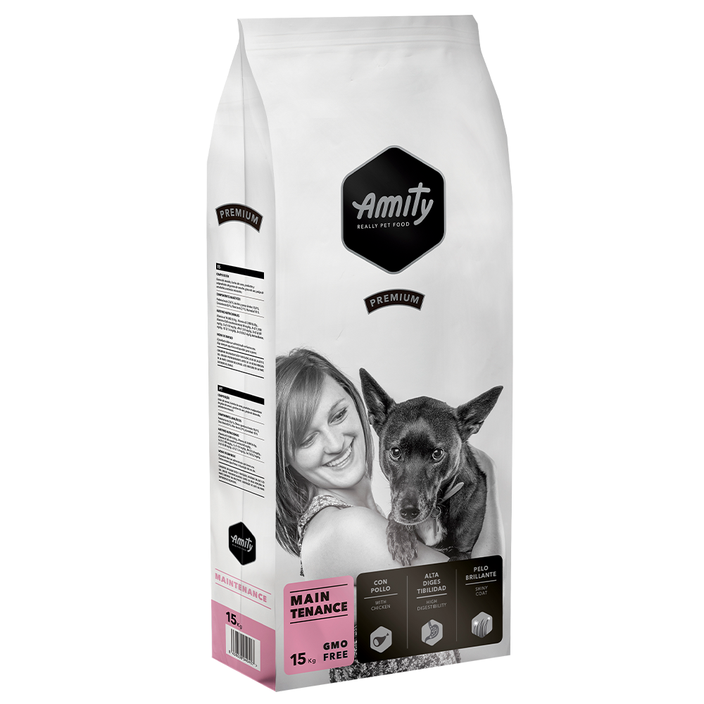 Сухой корм для собак Amity Maintenance мясной микс 15 кг (1605326324)