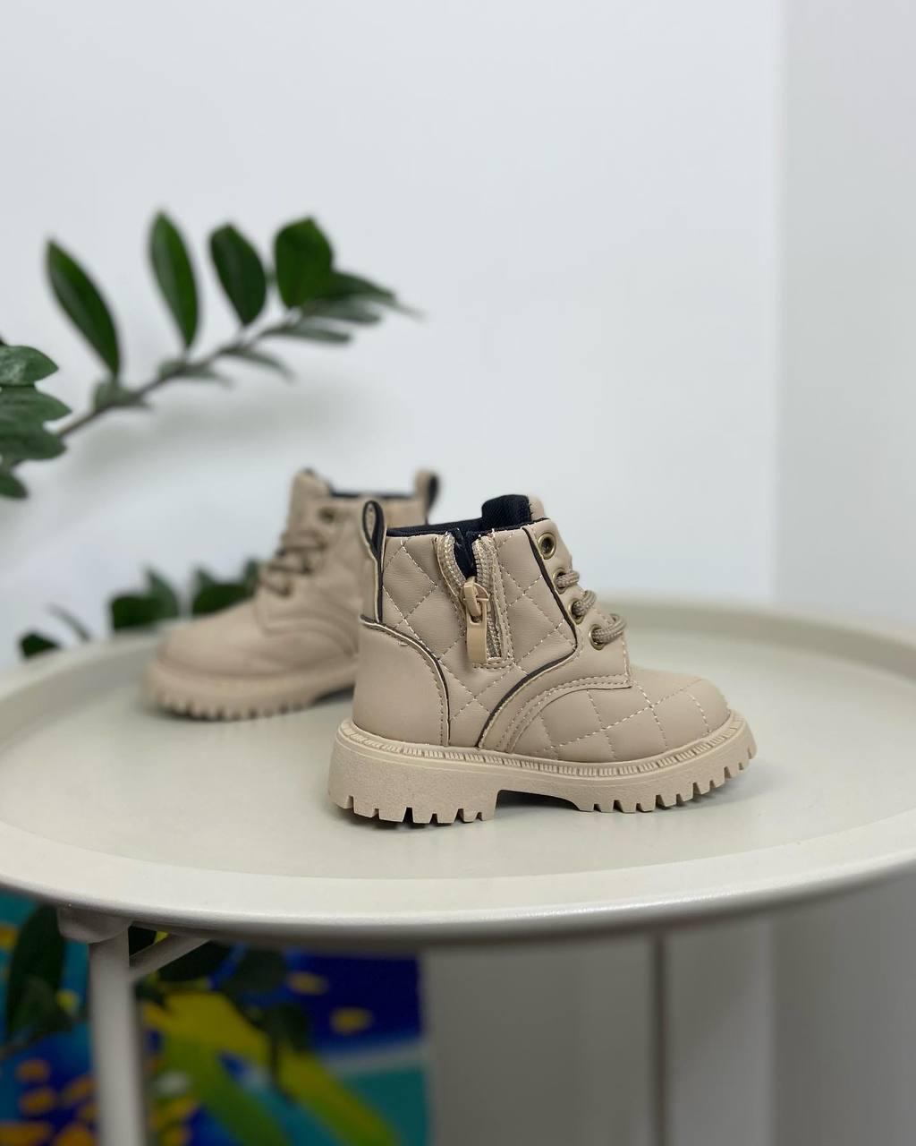 Ботинки детские осенние 1111 р. 21 Бежевый (23180548) - фото 3 Ботинки детские осенние 1111 р. 21 Бежевый (23180548) - фото 3