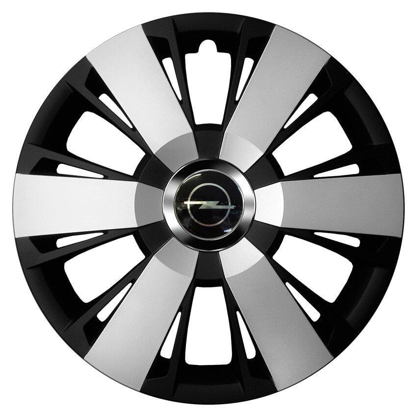 Комплект колпаков JAWOPLAST Sportivo Duo R16 для Opel 4 шт. Silver/Black (28435131)