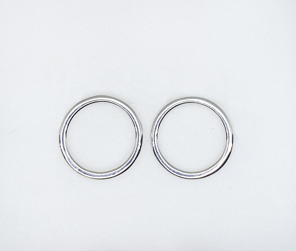 Серьги серебряные Круги 1,16 г (1425254951)