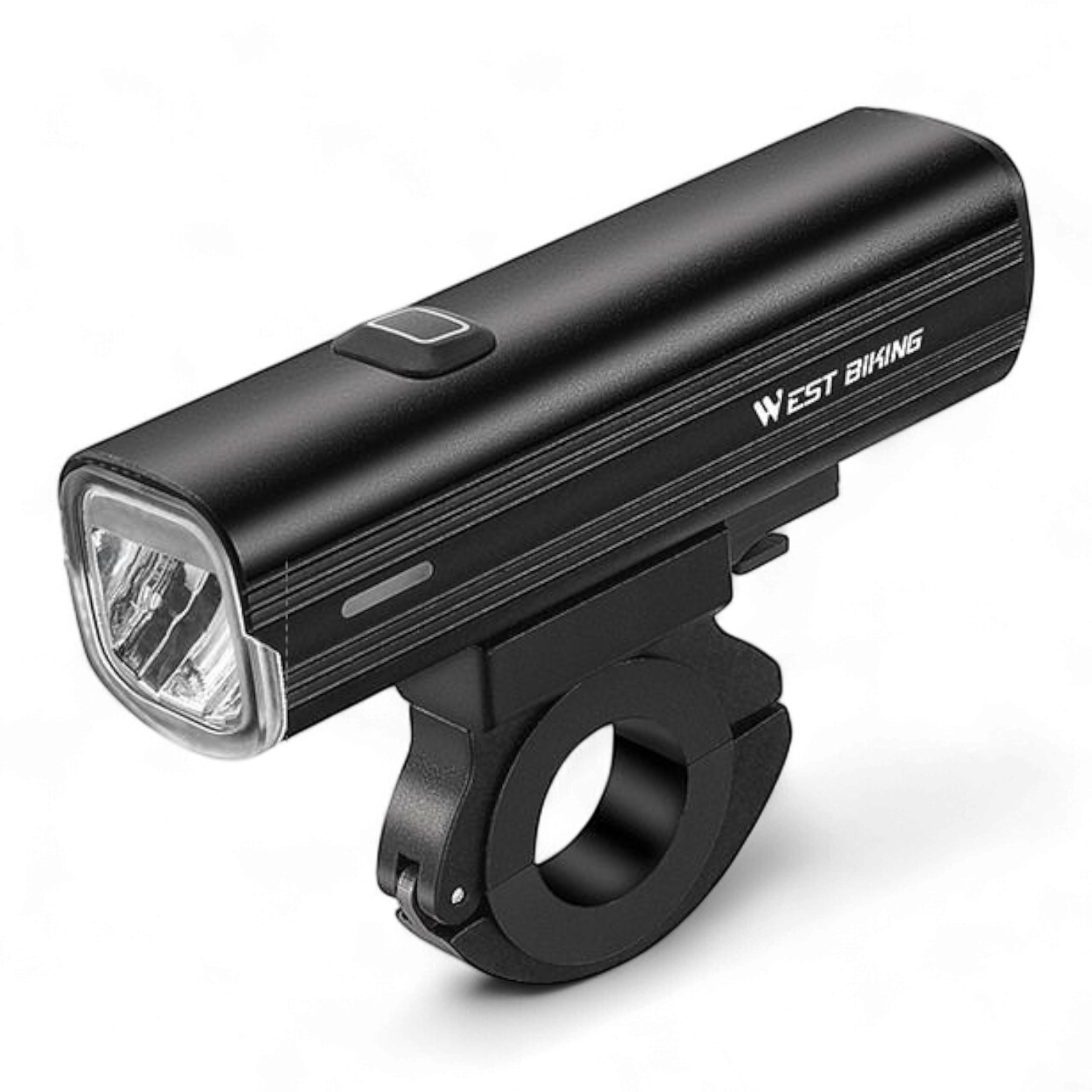 Фонарик на велосипед WEST Bike на руль USB 4800 мАч 1000 лм 5 режимов Черный