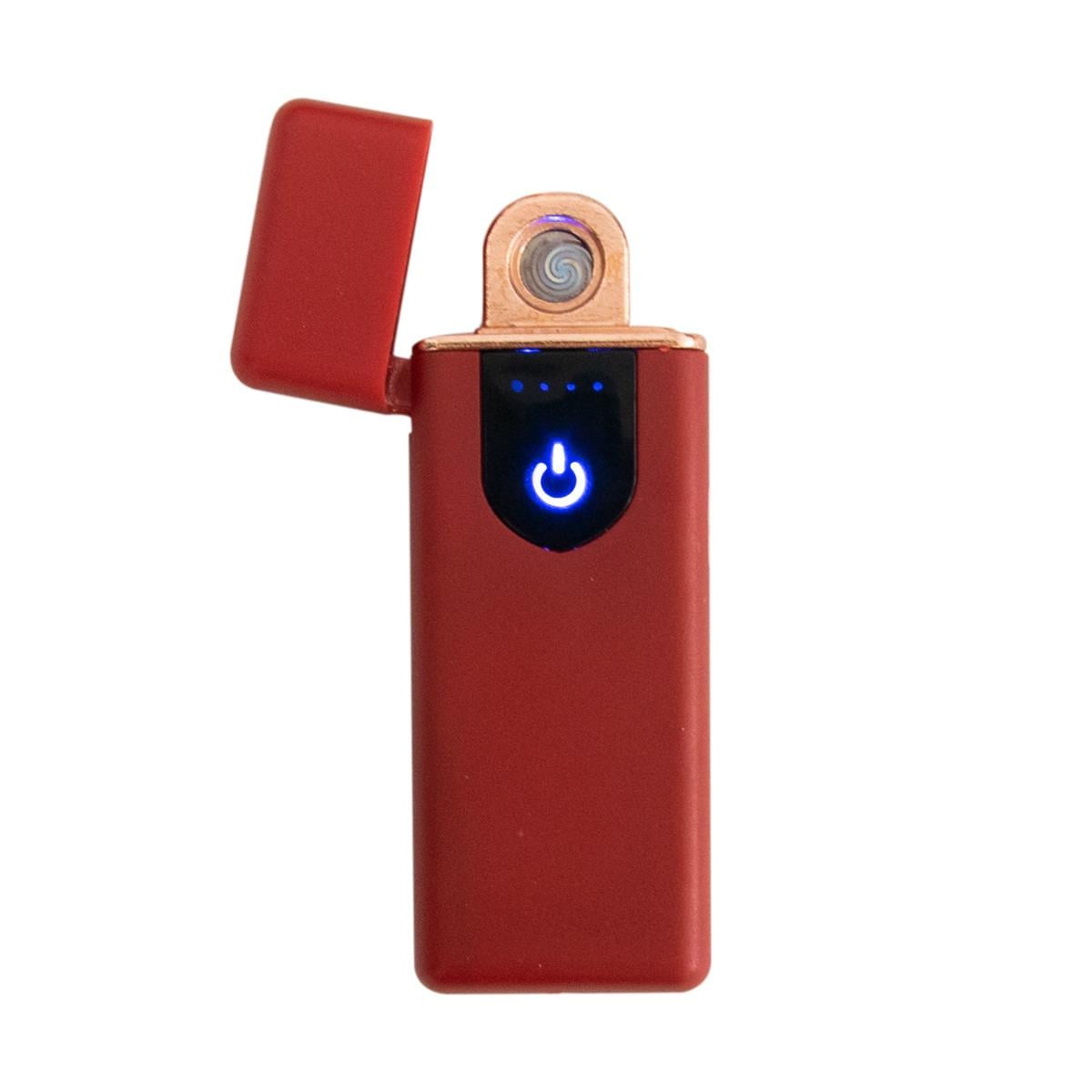 Зажигалка ZGP спиральная USB 8070 7,5х2,7х0,8 см Красный (5c30dea5)