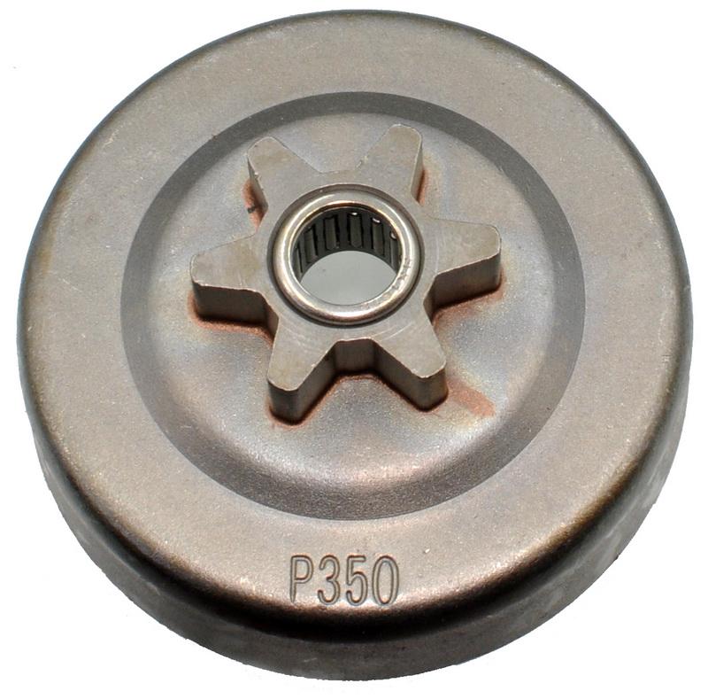Чашка сцепления бензопилы Partner 350 с подшипником (сцеп003)