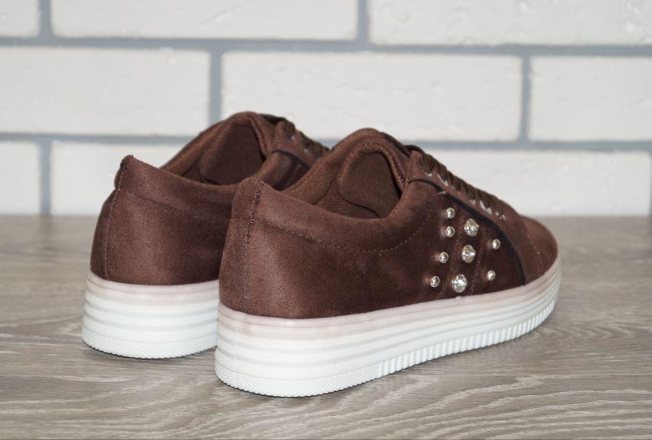 Кеды Xifa 39 р. 24 см Коричневый (30312-39) - фото 5 Кеды Xifa 39 р. 24 см Коричневый (30312-39) - фото 5