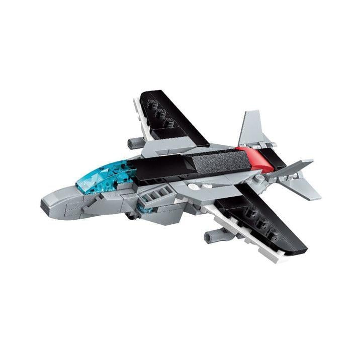 Конструктор Qman 1418Q-1-8 Військовий транспорт Бойовий літак Нічний яструб 74-101 деталь (25304s33046)