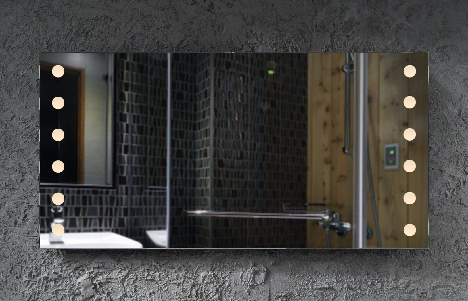 Зеркало Dim Dzerkal PONLA с LED-подсветкой 50х70 см (4303)