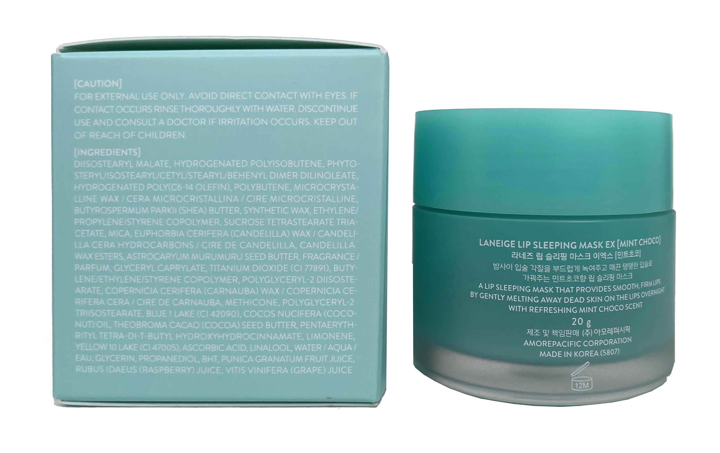 Маска для губ нічна Laneige Lip Sleeping Mint Choco 20 г (0150) - фото 4 Маска для губ нічна Laneige Lip Sleeping Mint Choco 20 г (0150) - фото 4