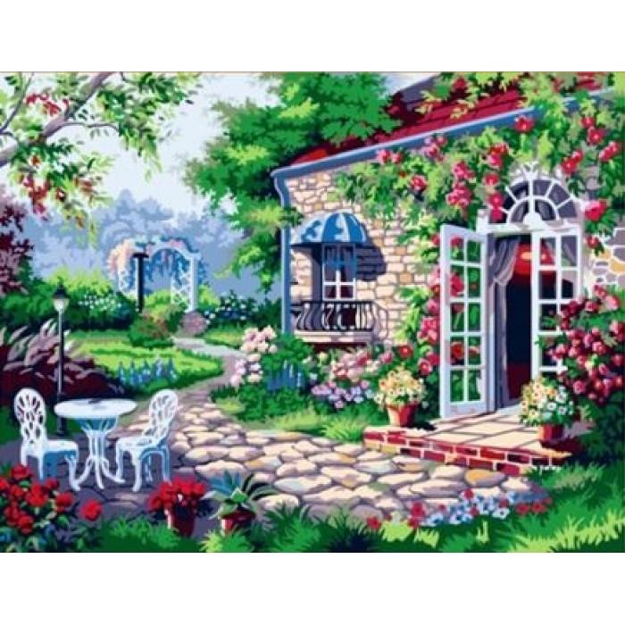 Картина по номерам Ідейка Дом мечты 40х50 см (KHO189)