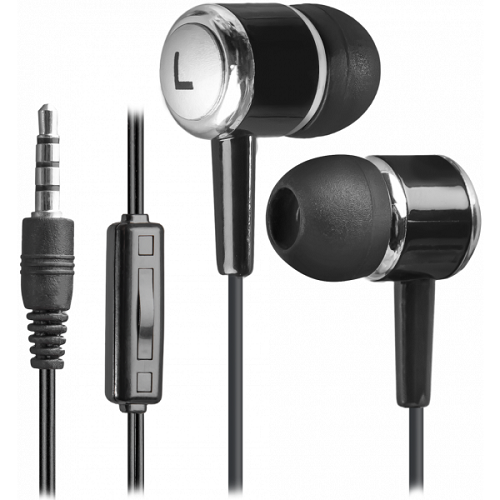 Гарнитура для смартфонов Defender Pulse 427 проводная 1,2 м Black (63427)