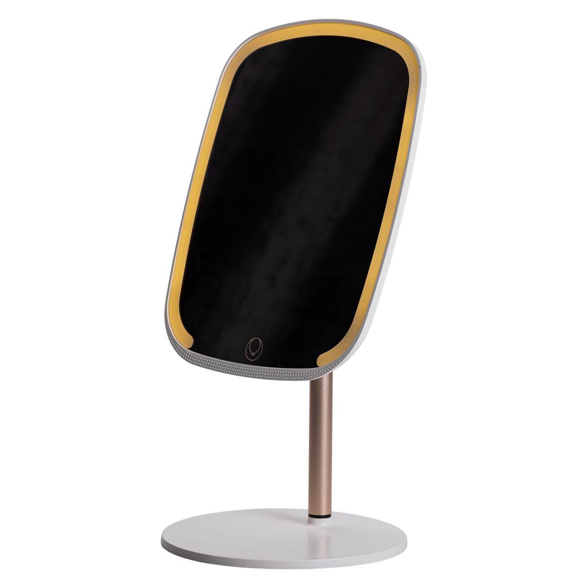 Зеркало настольное с подсветкойHP-10-6AW 23х18 см Белый (A-033796) - фото 6