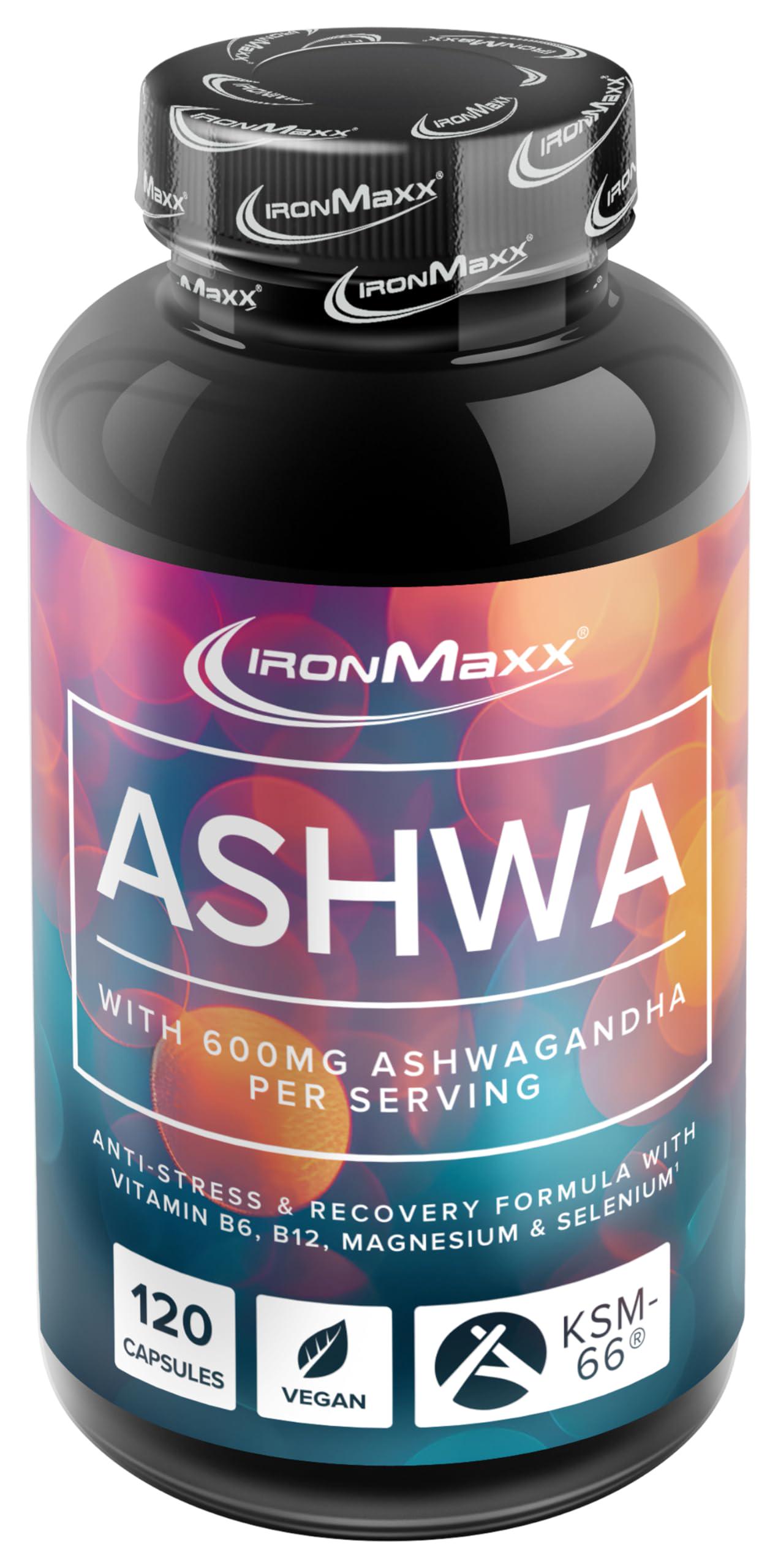 Витамины ашваганда IronMaxx Ashwagandha 120 капсул Витамины ашваганда IronMaxx Ashwagandha 120 капсул