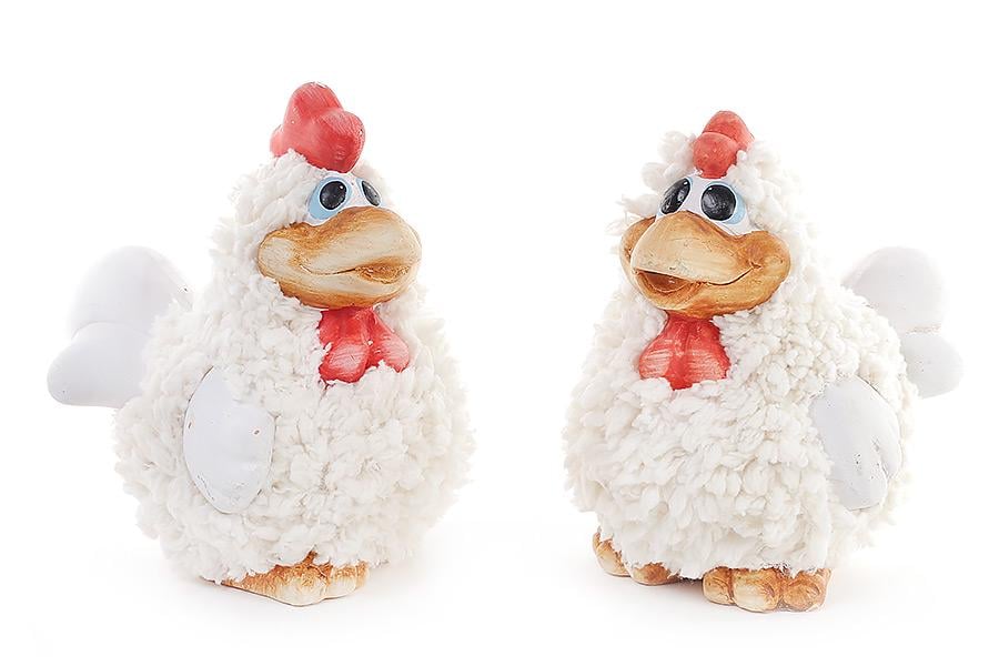 Декоративная пасхальная фигурка BonaDi Петух 4 шт. (711-213)